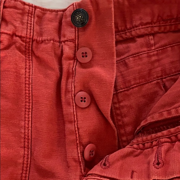 Free People denim red shorts - Picture 4 of 7